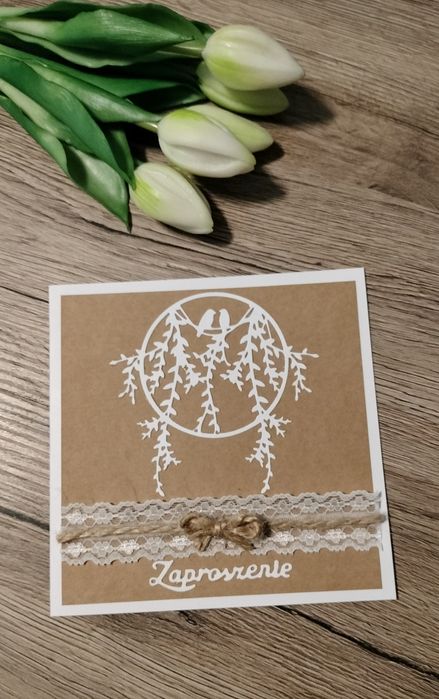 Zaproszenia ślubne ręcznie robione