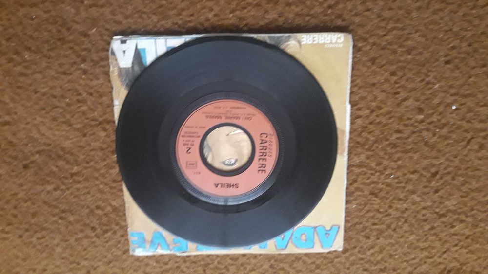 Sheila - Adam et Eve - single vinil - portes incluídos