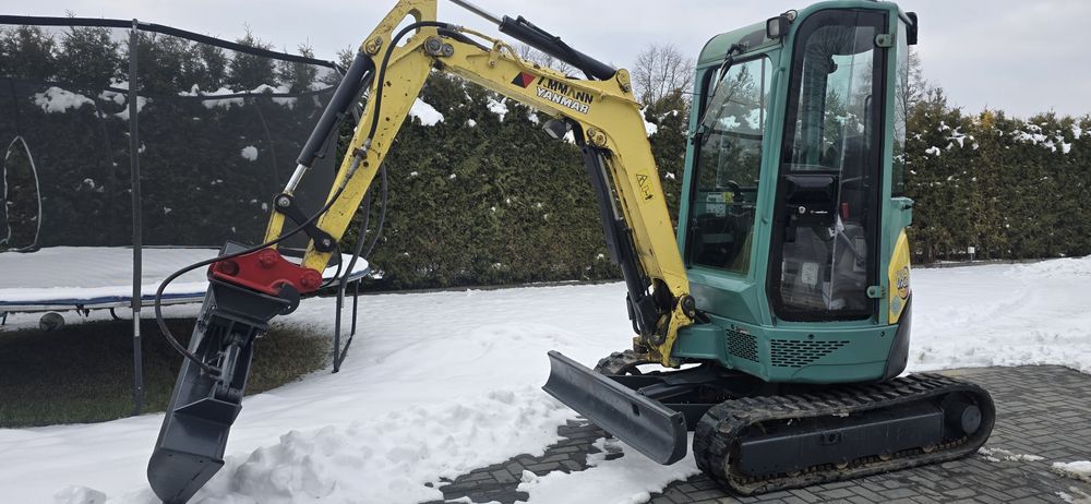 Minikoparka Yanmar 2.4t Obrys Mocna koparka  Brutto