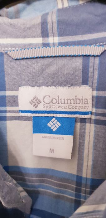 Columbia, koszula w kratę, bawełna