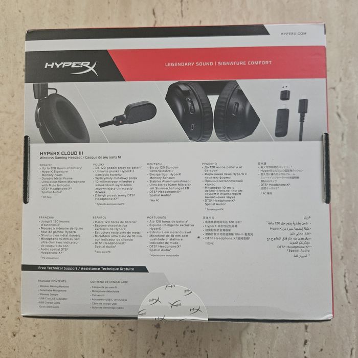 Навушники HyperX Cloud III (3) Wireless