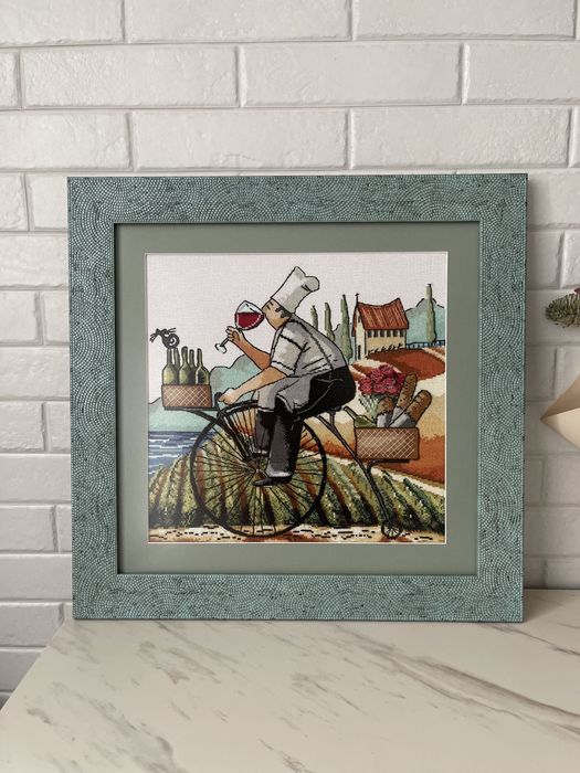 Картина вишита хрестиком, ручна робота