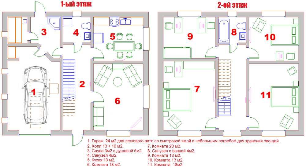 Дом 2 этажа в р-не Александровка, 163 м2 с гаражом, на 10 сотках.