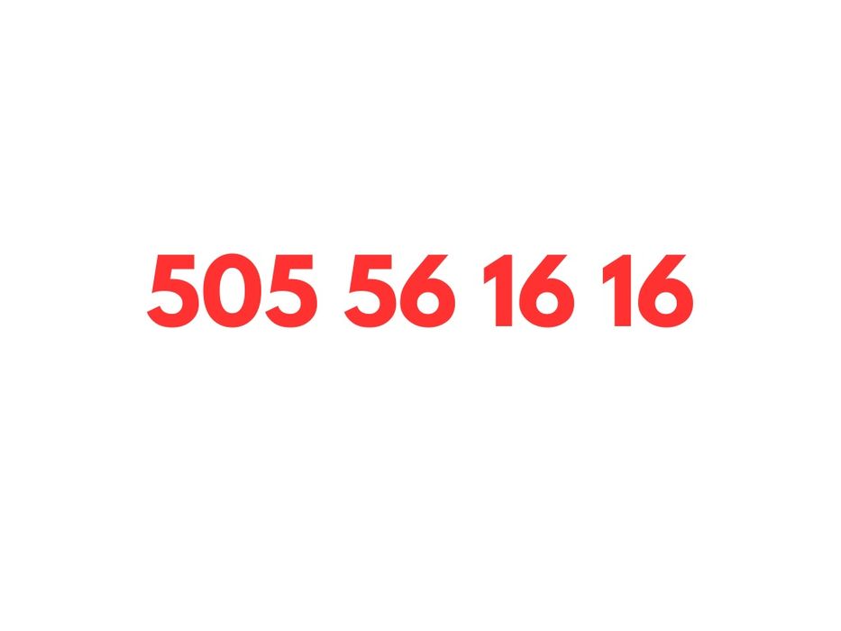 505_56_16_16 Starter ORANGE Karta SIM UNIKATOWY Złoty Prosty Łatwy Numer