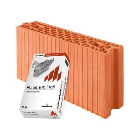 Pustak Ceramiczny Szlifowany Porotherm 25 Dryfix(na Piankę)