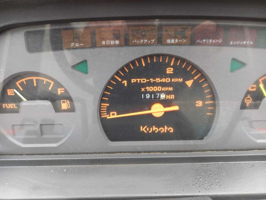 Japoński traktorek Kubota GL 19 z glebogryzarką 4x4 Rewers 19 km