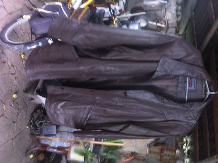 кожанная куртка-дубленка