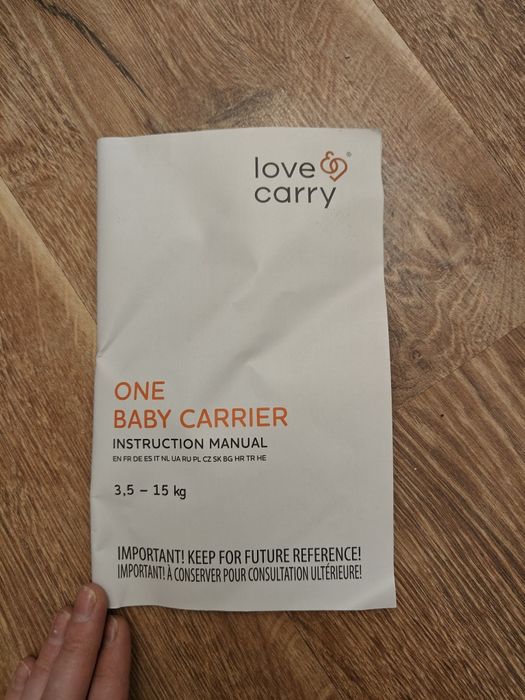 Новий слінг, ергорюкзак love carry one