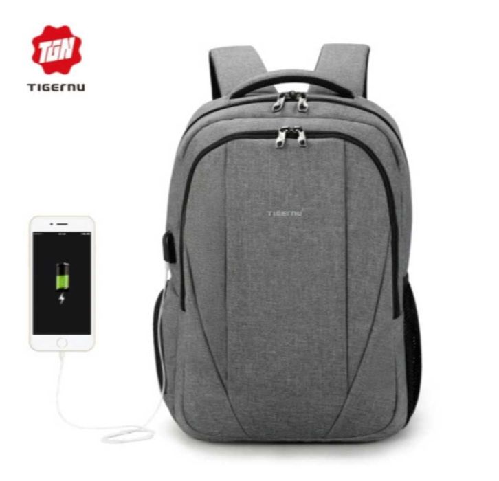 Рюкзак Tigernu T-B3399 Gray 15.6" USB