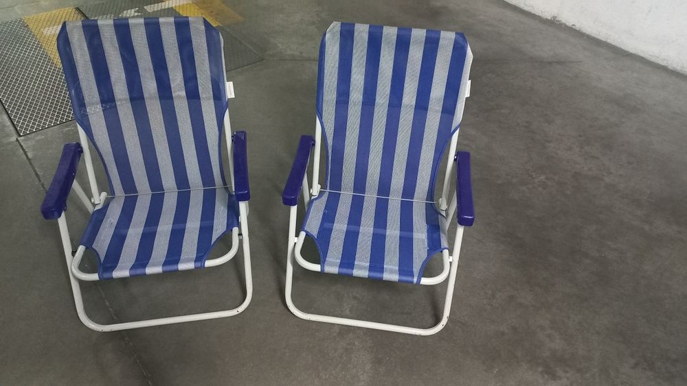 Cadeiras de praia dobráveis