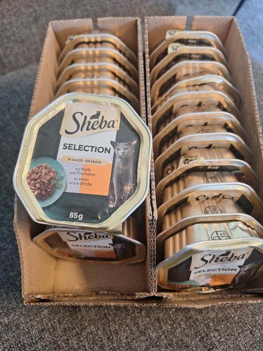 Sheba Selection w sosie Cielęcina z indykiem 22x85 g