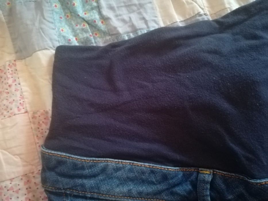 Spodenki ciążowe 40 H&M jeans niebieskie