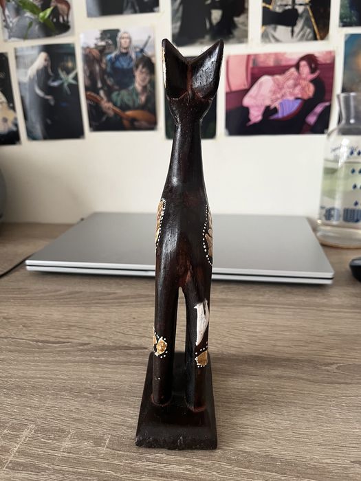 Статуетка жираф деревʼяна