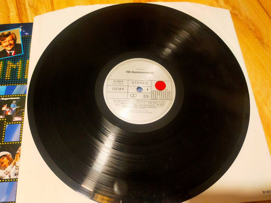 Hit Sommernacht - Compilation 2LP m.in Peter Schiling, Boney M., Falco