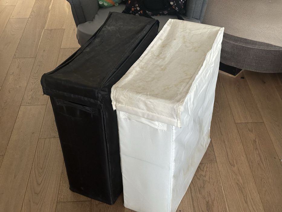 Dwa kosze na pranie IKEA