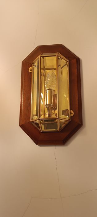 Conjunto Candeeiro de teto e 3 de parede