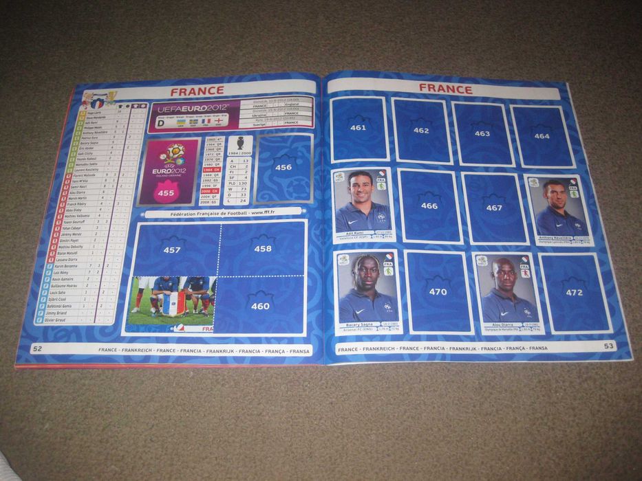 Caderneta de Futebol Euro 2012