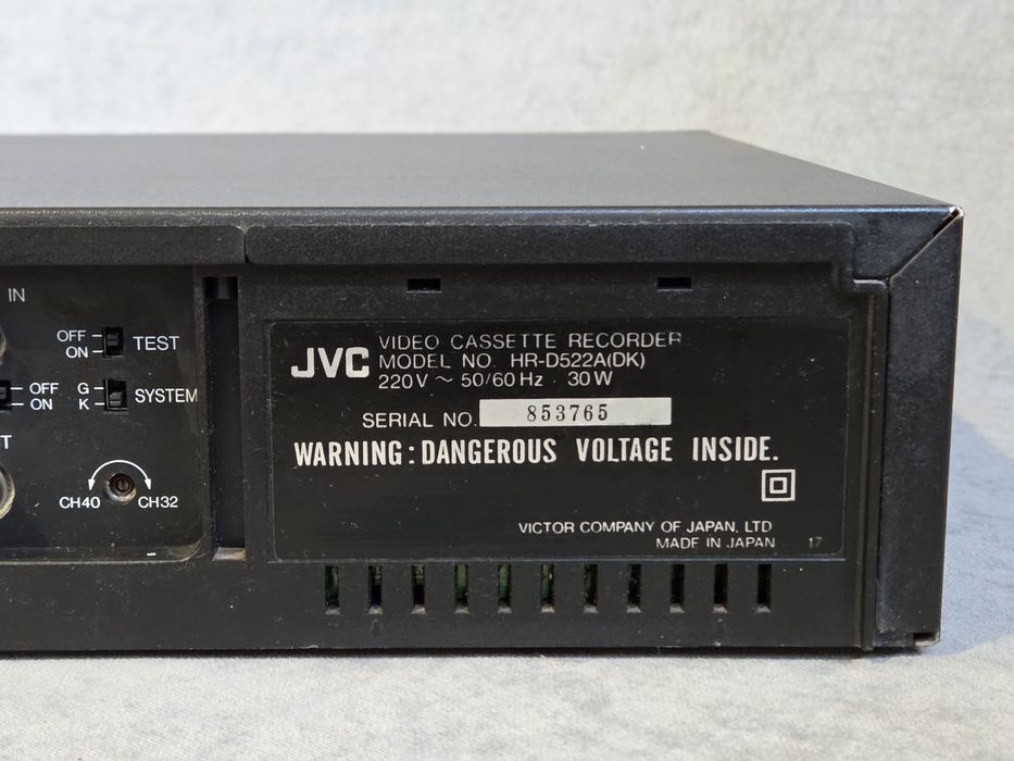 Wideo JVC HR-D 522 A (DK).