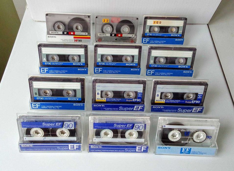 АудіокасетиFerumCromeAGFA BASF TDK SONY MAXELL FUJI JVC DENON Konika Goldstar Samsung Master YOKO SKC RAKS SNC RONEeS
