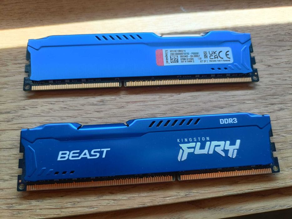 32GB DDR3 HyperX 1600MHz – ótimo para upgrade de PCs antigos/gaming leve