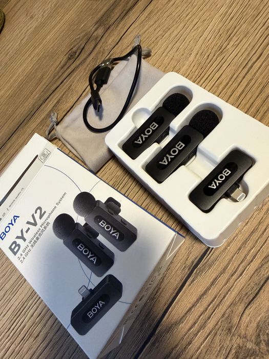 Zestaw Mikrofon boya - by-v2