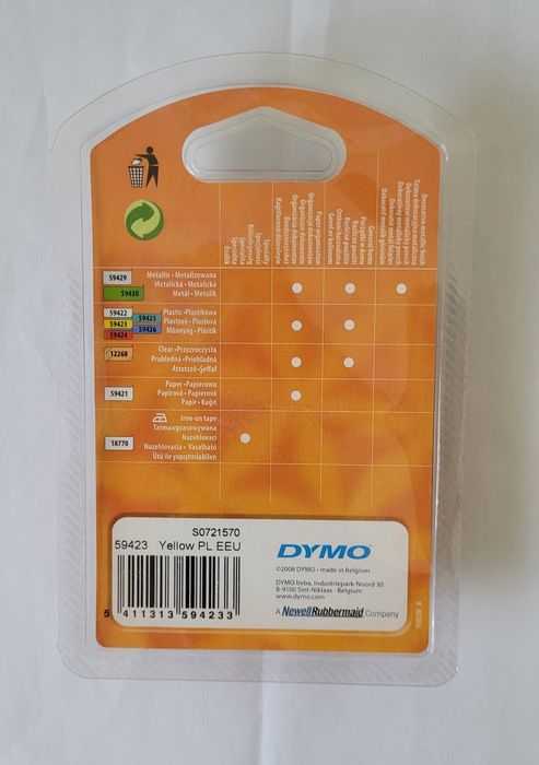 Dymo taśma plastikowa