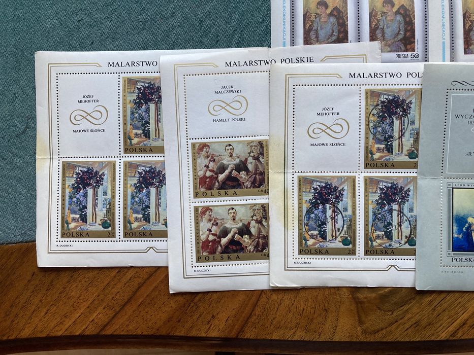 Znaczki - Malarstwo Polskie - arkusze całe !