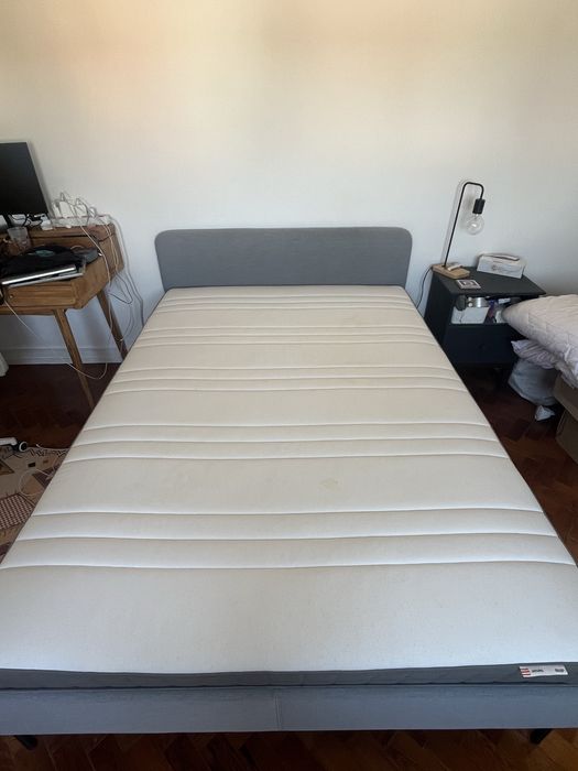 Colchão Høvåg + Cama SLATTUM