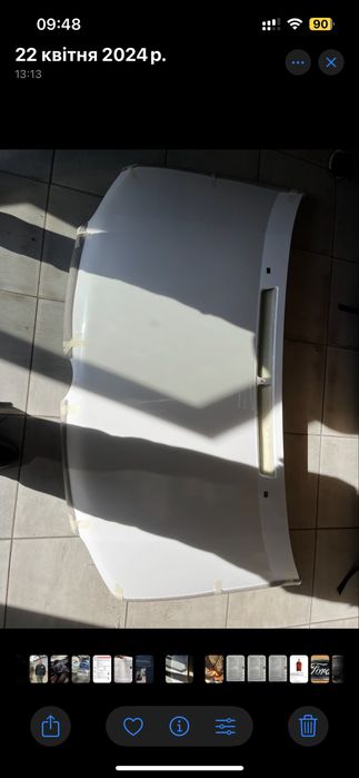 Капот склопластик до Мерседес Спрінтер/ Mercedes Sprinter.