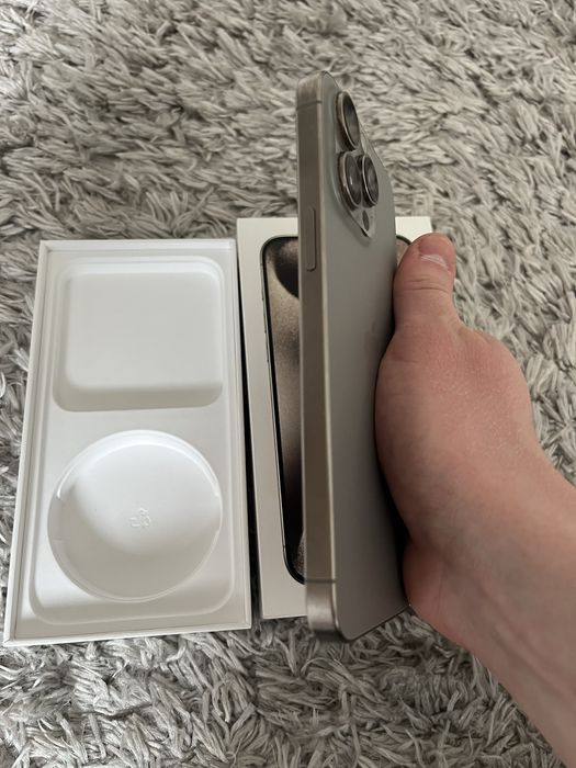 iPhone 15 Pro Max 256GB Natural Titanium – Idealny, 86%