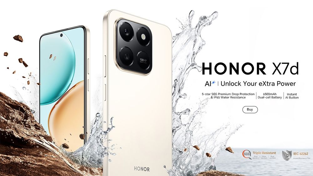 Honor x7d, 8/256 Gb, Global version