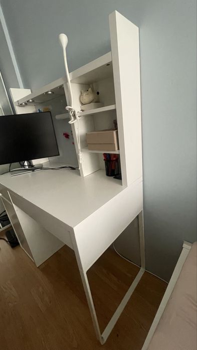 Biurko ikea MICKE ,kolor  biały, 105x50 cm