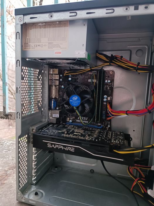 Игровой компьютер i5 4 gen RX470 8 ОЗУ