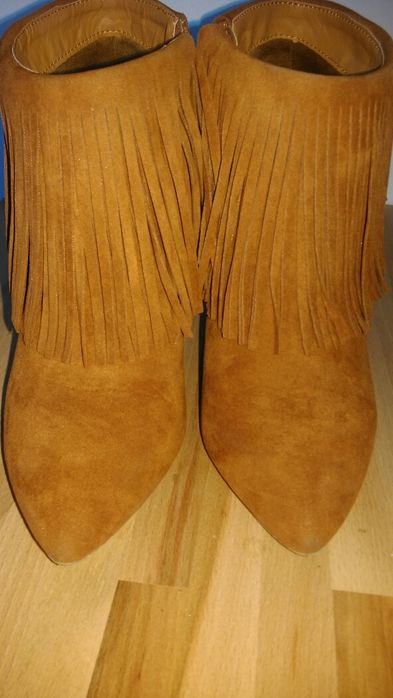 Botki DeeZee 37 karmelowe