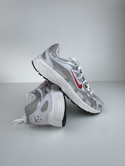 Nike P-6000 (GS) Grey/College Red  r.36