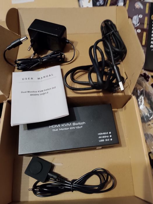Подвійний KMV перемикач моніторів 2 x 2 4 k 60 Hz: 4 000 грн