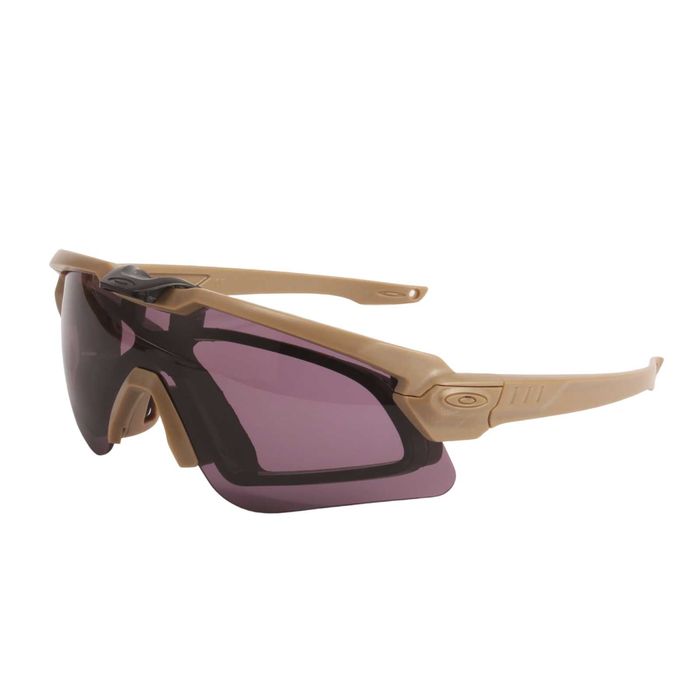Защитные очки и маска 2 в 1 тактические Oakley Si Ballistic койот