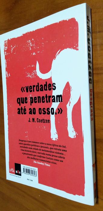 DESGRAÇA, Prêmio Nobel de literatura 2003, J.M.Coetzee, 7° edição

Ven