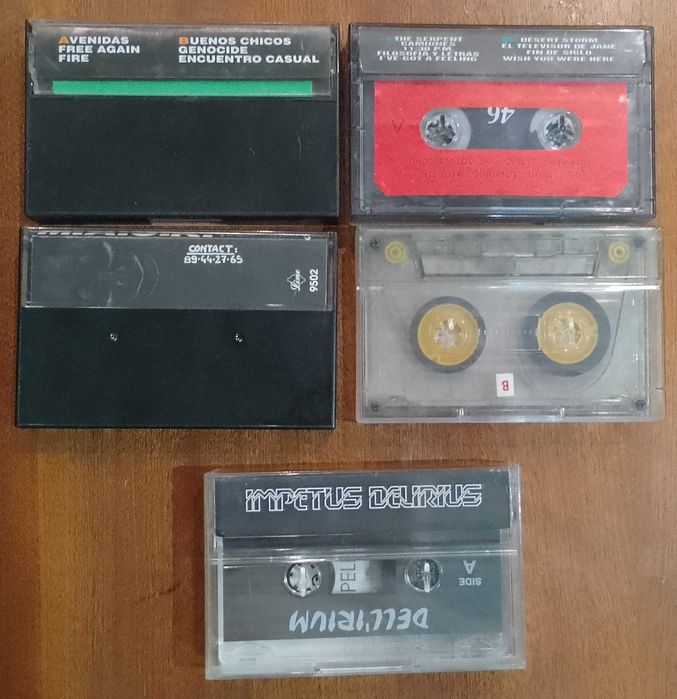 K7 Promo Demos Tapes, M.A.S.K - Mitocondrias, Dell´irium 5 unid.