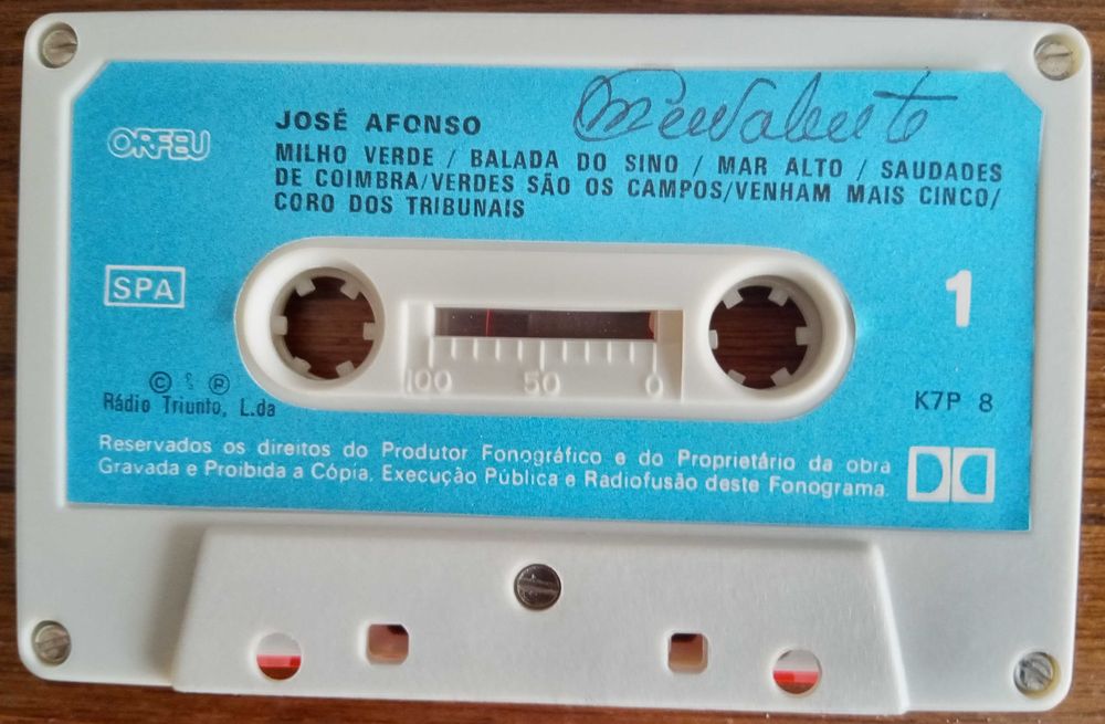 José Afonso	- - - - -		José Afonso - (Parte 2)	- - - - -	K7