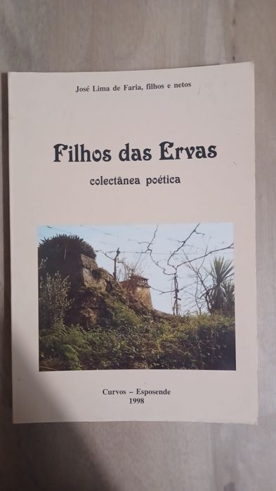 Livro "Filhos das Ervas" de José Lima de Faria, filhos e netos
