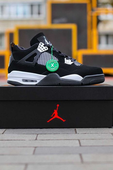 !SALE! Nike Air Jordan 4 White Thunder 36 37 38 39 40 41 42 43 44 45