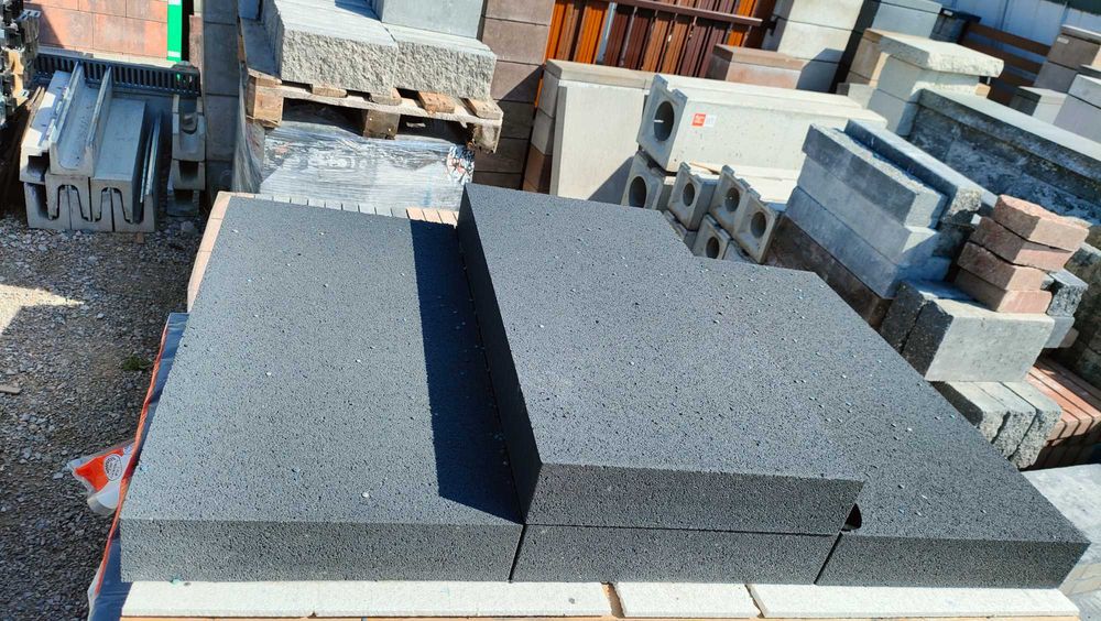 Filar podstawa pod pompę piec 80x40x8,5 stopień schody palisada beton