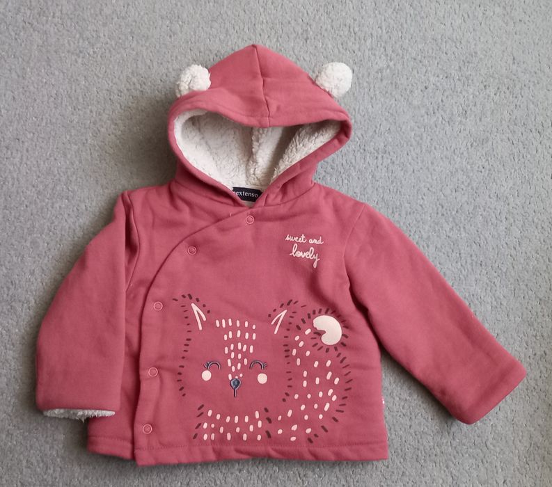 Kurtka wiosenna płaszczyk dla dziewczynki 62/68cm