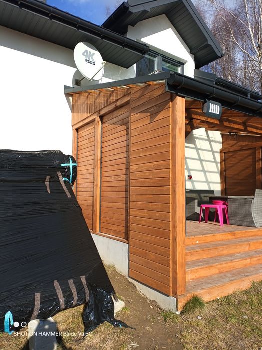 Deseczki ruchome żaluzje drewniane