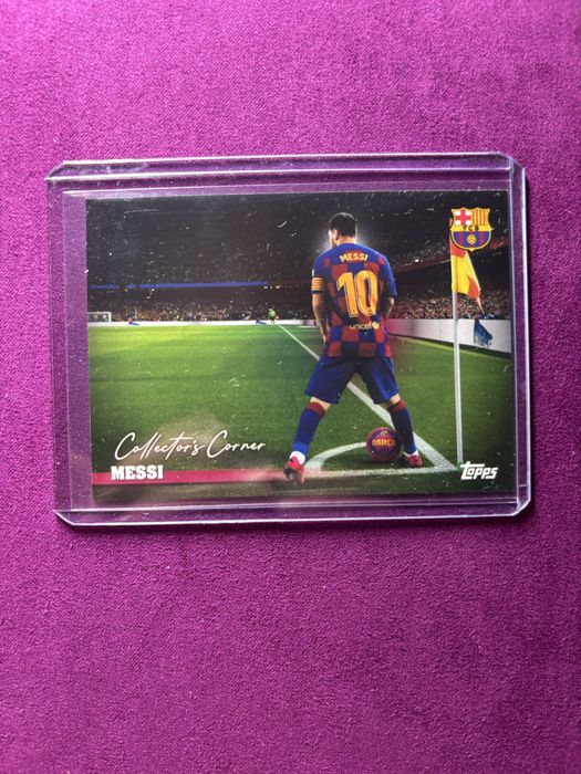 Messi corner card topps barcelona