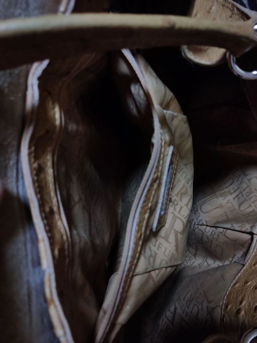 Елегантна сумка Furla(Italy)-натуральна шкіра зі структурою страуса