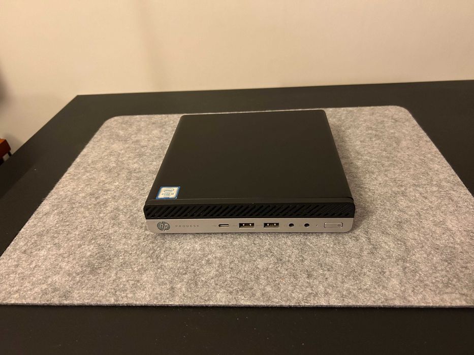 Bardzo ładny i szybki Hp prodesk 600 g3 intel i3 6100T 8GB RAM 128SSD