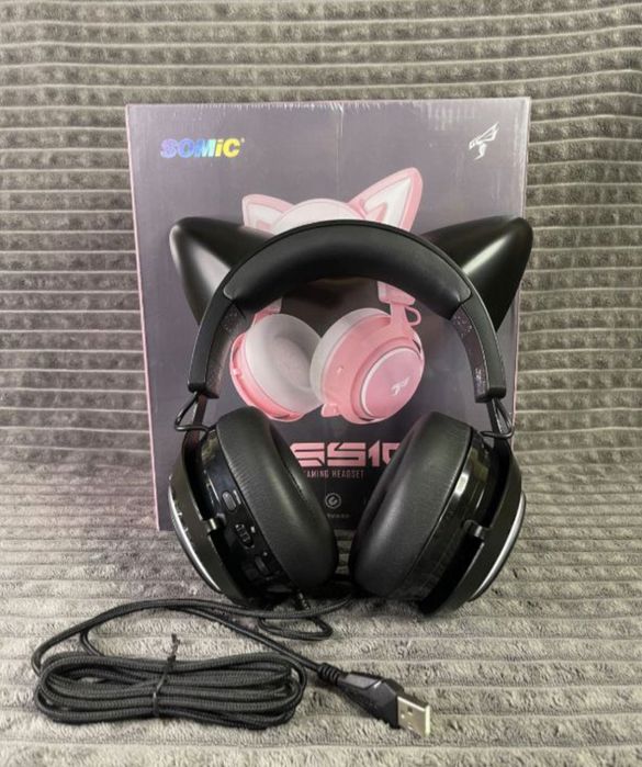 Ігрові навушники SOMiC GS510 ( провідні / безпровідні ) 7.1