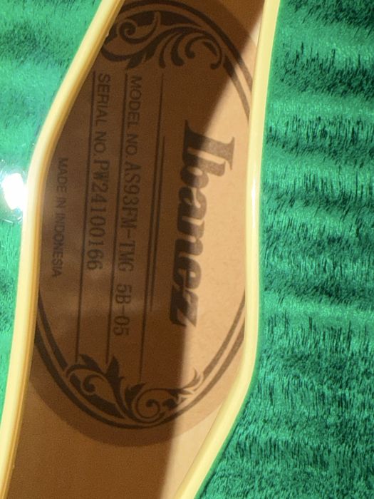 Ibanez  AS93FM com setup profissional